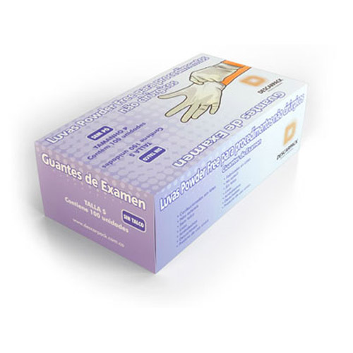 Luva de Látex Powder Free p/ Procedimentos – Uso Médico M