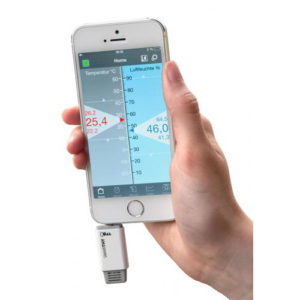 Termo-higrômetro para smartphone – Smarthy